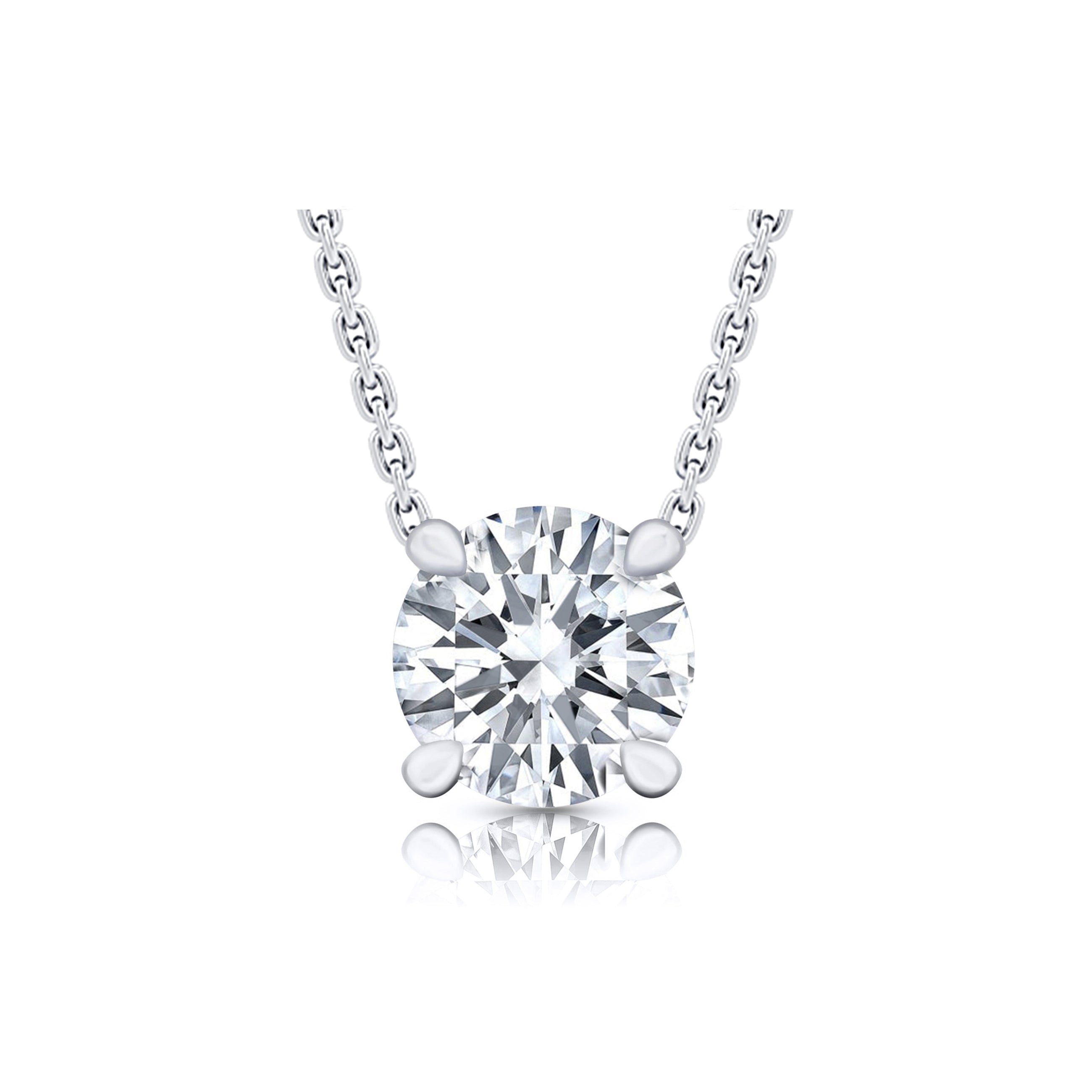 Chelsea - 1.1ct Lab Diamond Round Brilliant Pendant