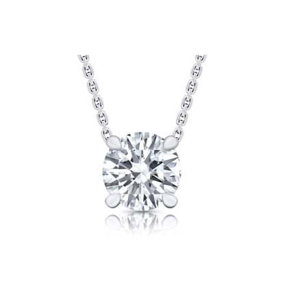 Chelsea - 1.1ct Lab Diamond Round Brilliant Pendant