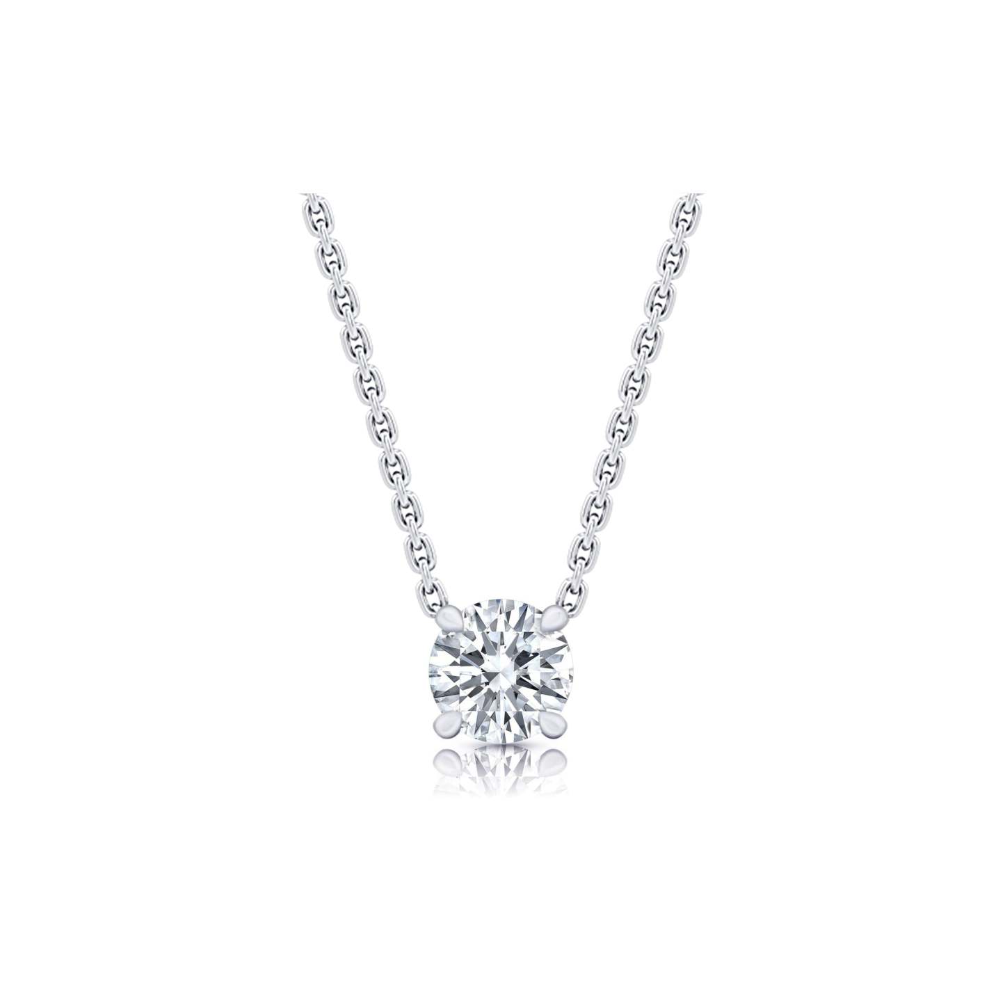 Chelsea - 1.1ct Lab Diamond Round Brilliant Pendant