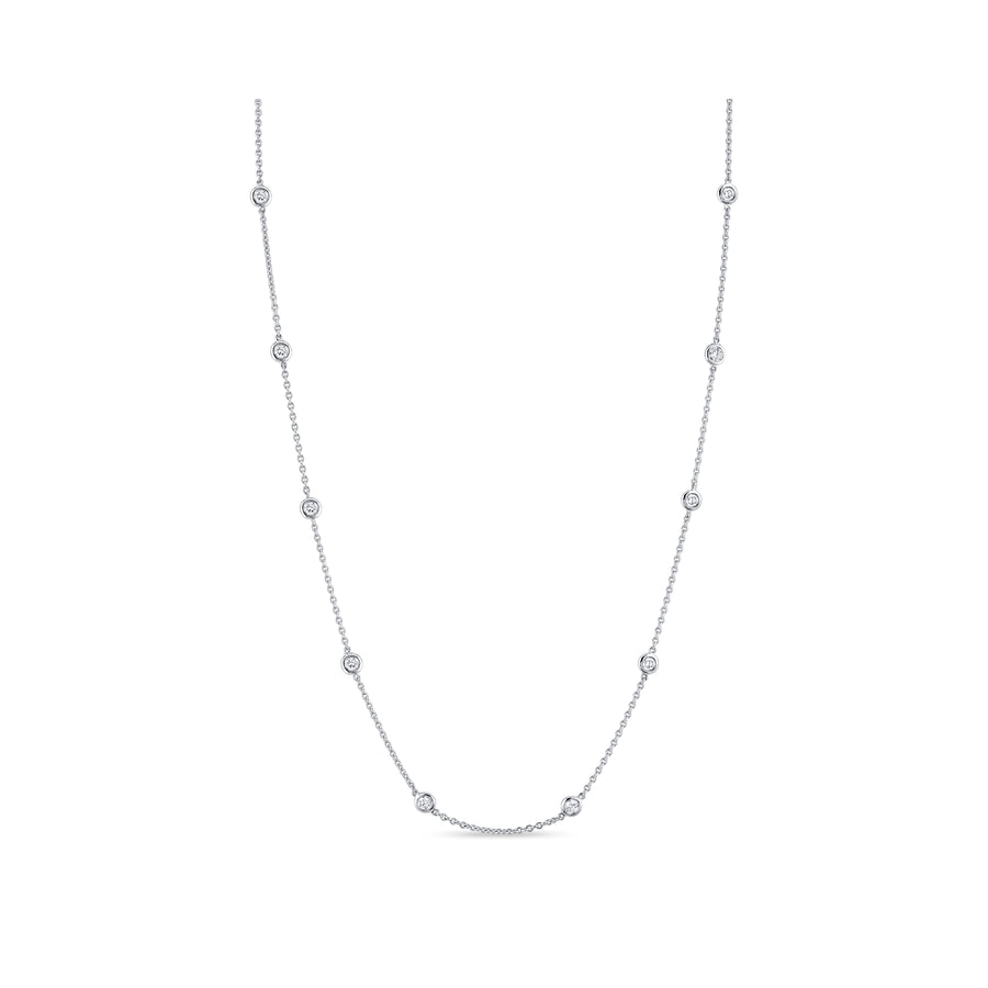 Bezel By The Yard - 1ct Lab Diamond Necklace