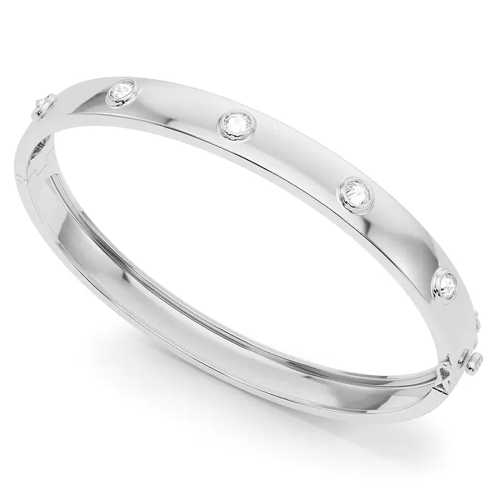 Vikasi - 1.25ct Forever Lab Diamond Spiked Bangle