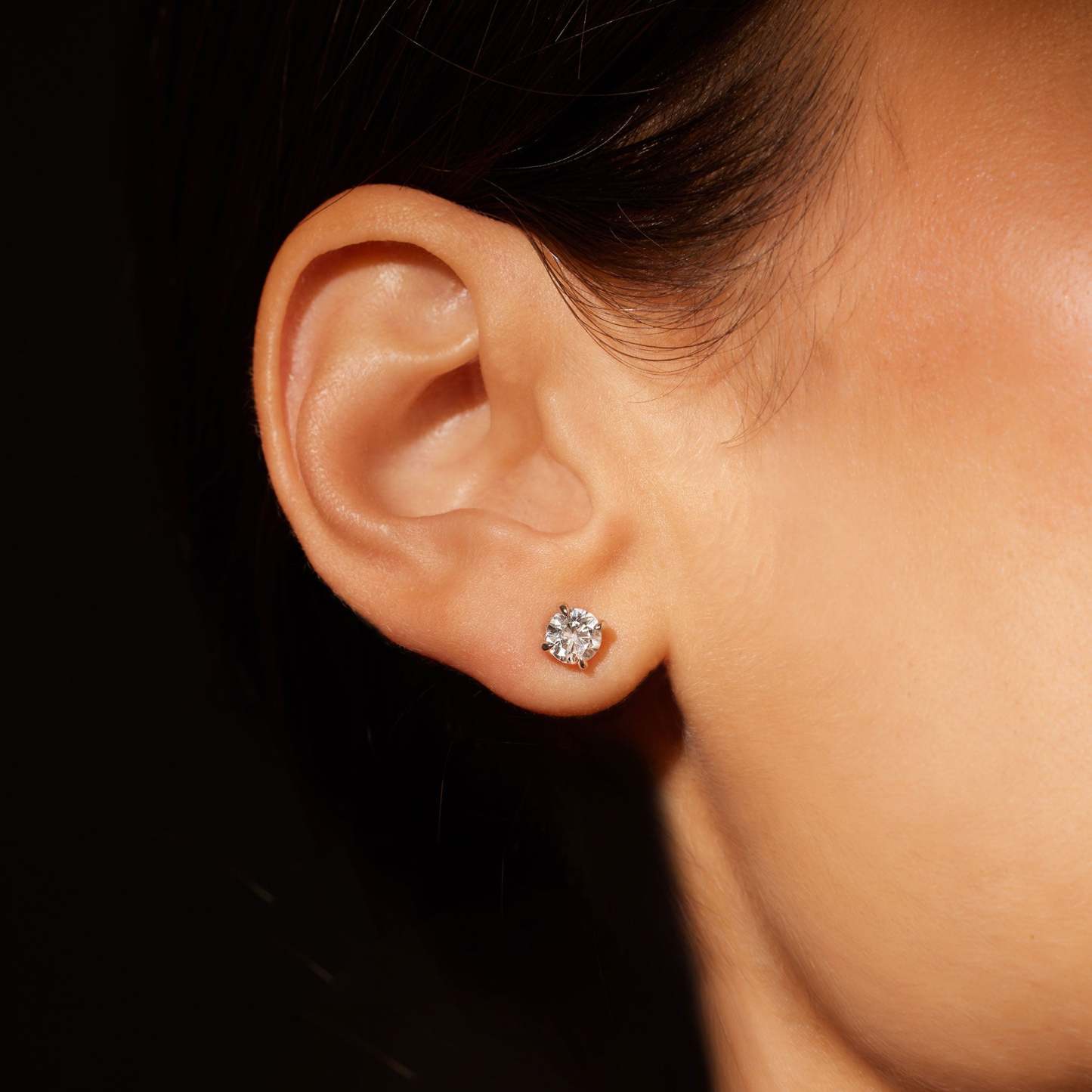 VIKASI - 1.06ct Lab Diamond Round Brilliant Studs