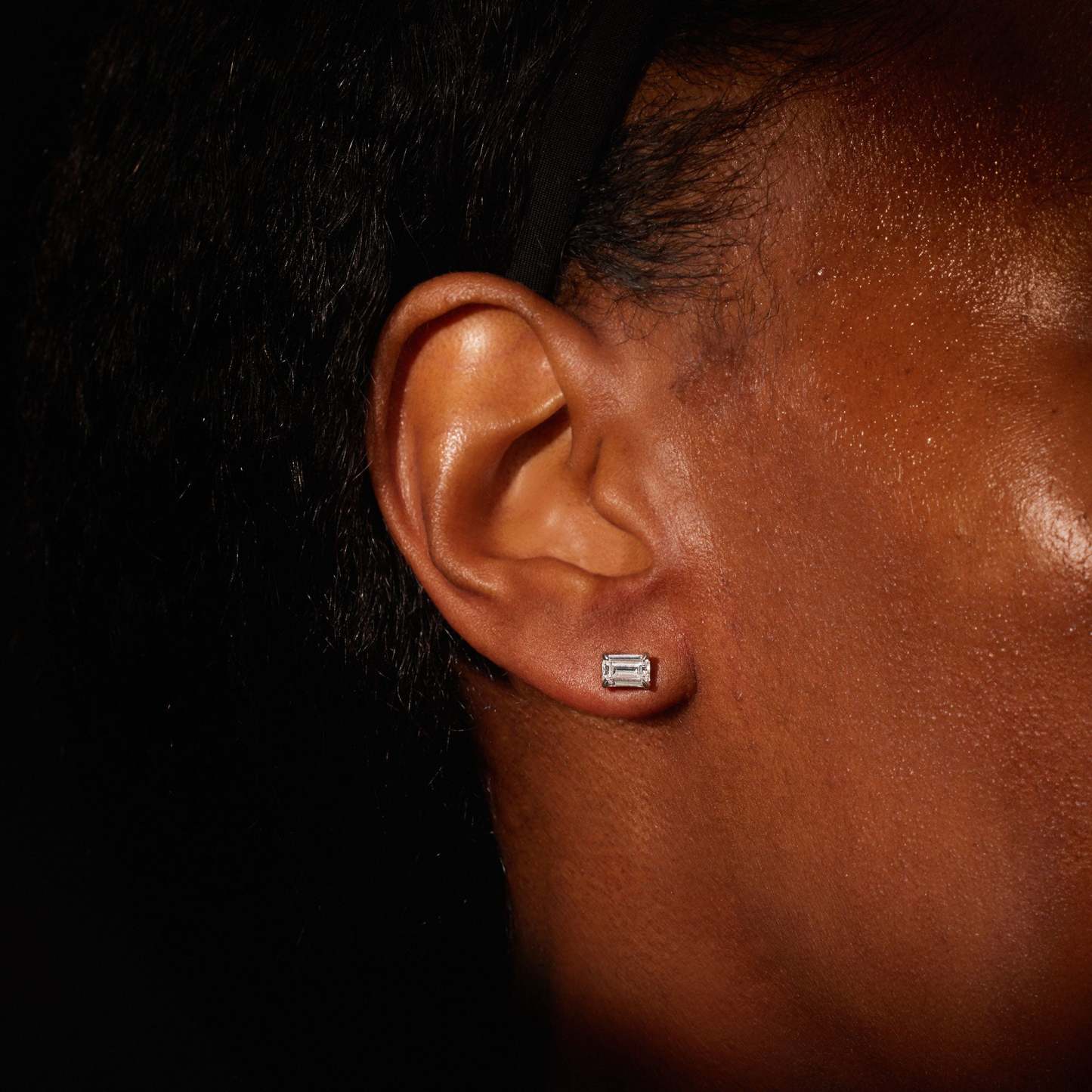 Viaksi - 1.1ct Lab Diamond Emerald Studs