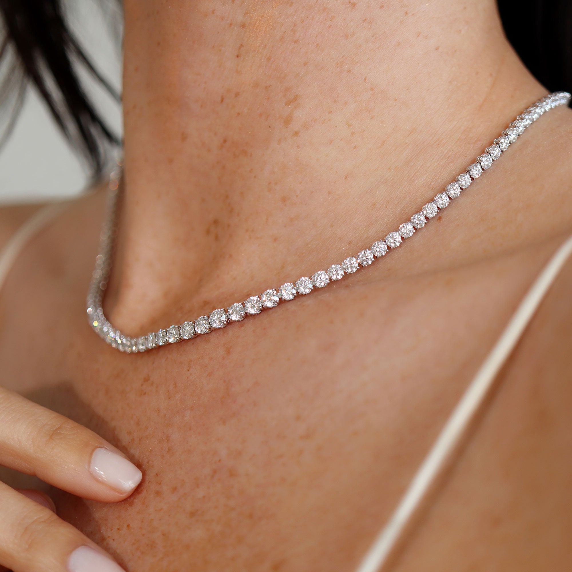 Riviera - 16ct Lab Diamond  Necklace