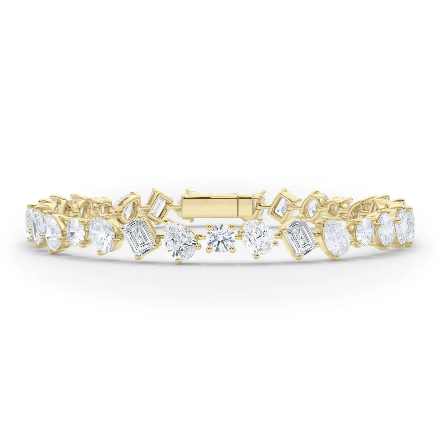 Vikasi - 15.61ct Tilted Mixed lab Diamond Bracelet