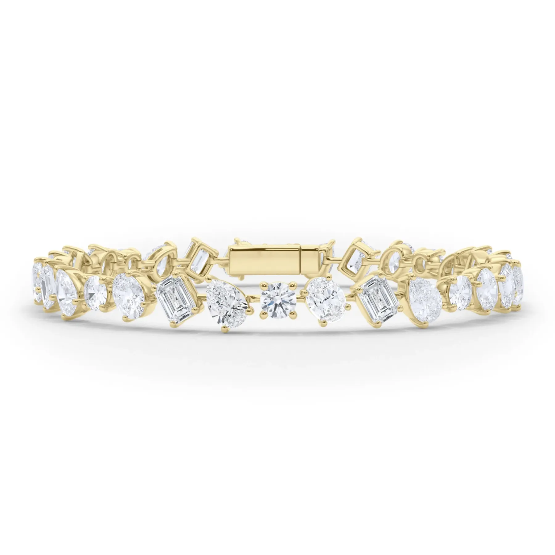 Vikasi - 15.61ct Tilted Mixed lab Diamond Bracelet