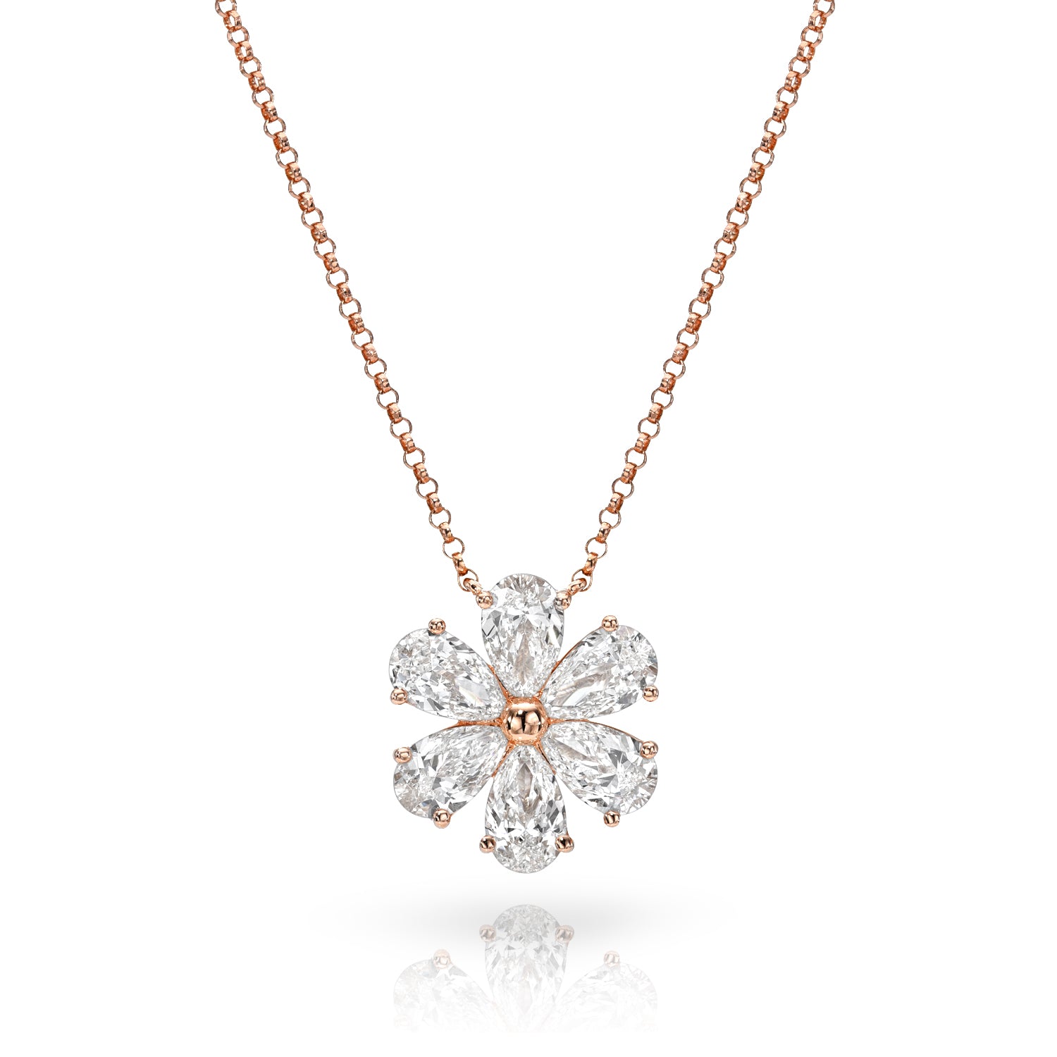 Vikasi - 1.85ct Blossom Diamond Pendant