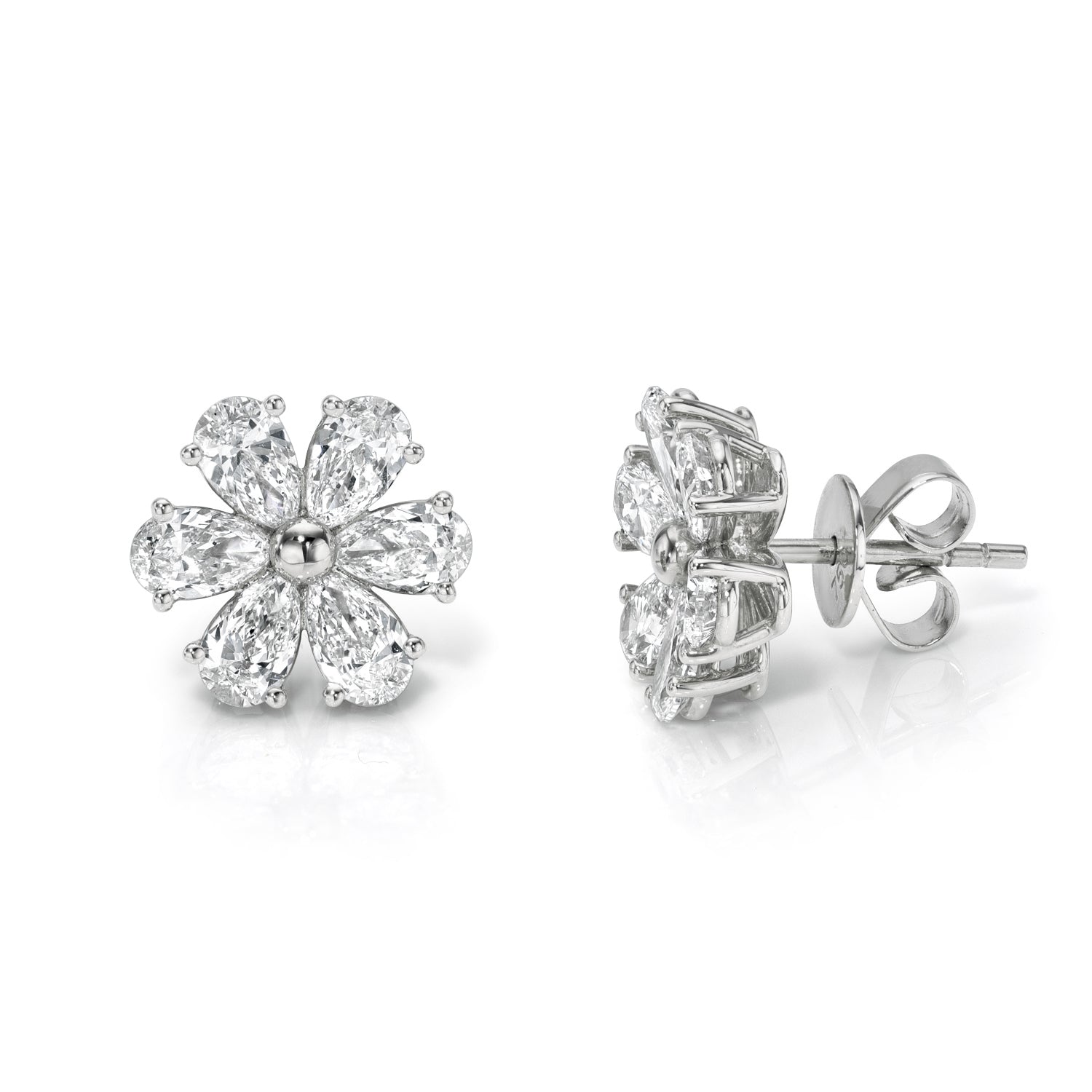 Blossom - 5ct Lab Diamond Stud Earrings