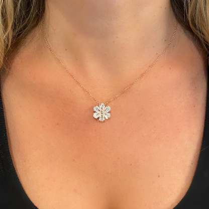 Vikasi - 1.85ct Blossom Diamond Pendant