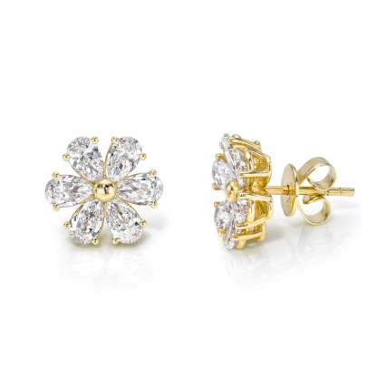 Blossom - 5ct Lab Diamond Stud Earrings