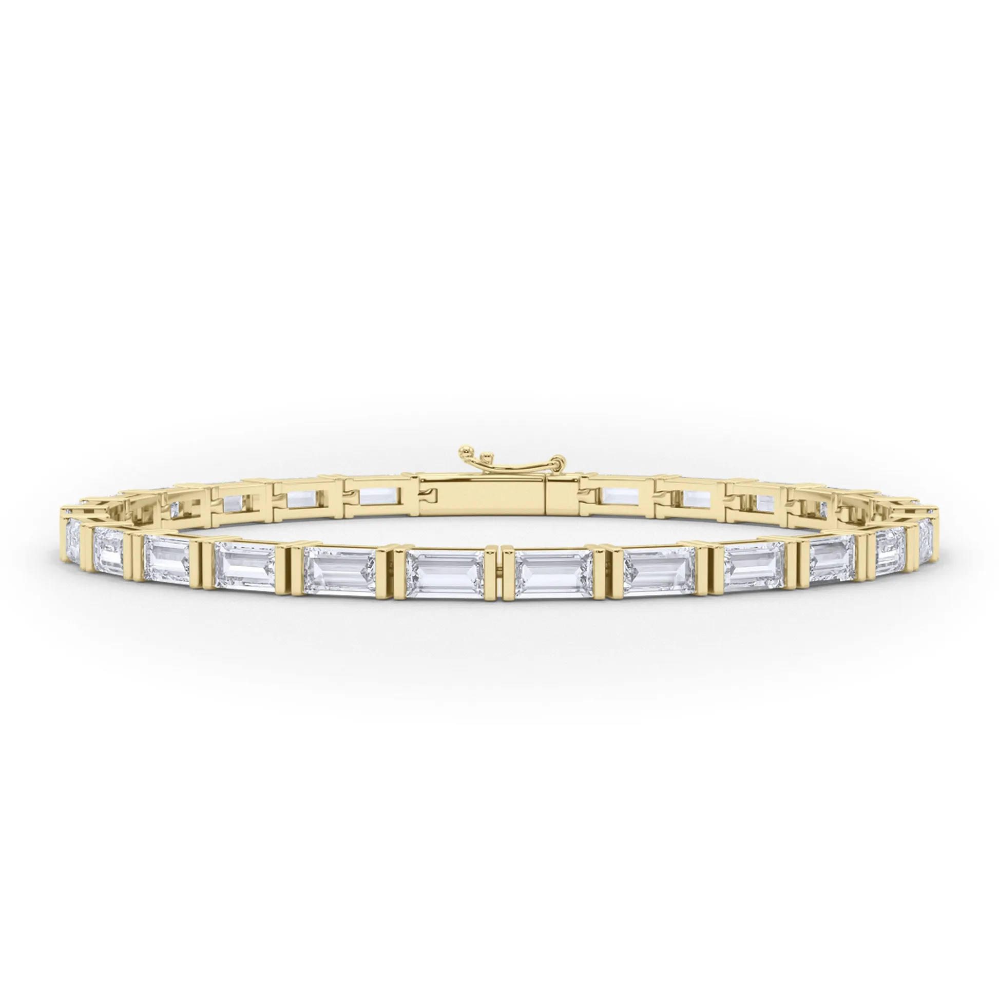 Vikasi - 6.23ct Horizontal Baguette lab Diamond Bracelet