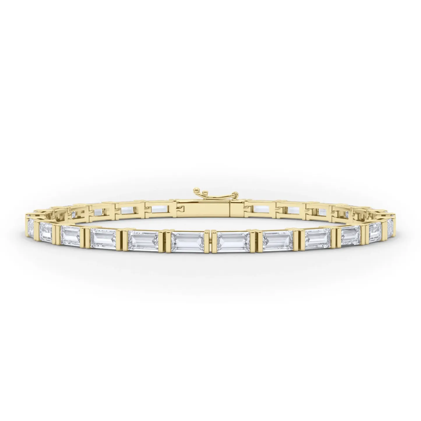 Vikasi - 6.23ct Horizontal Baguette lab Diamond Bracelet