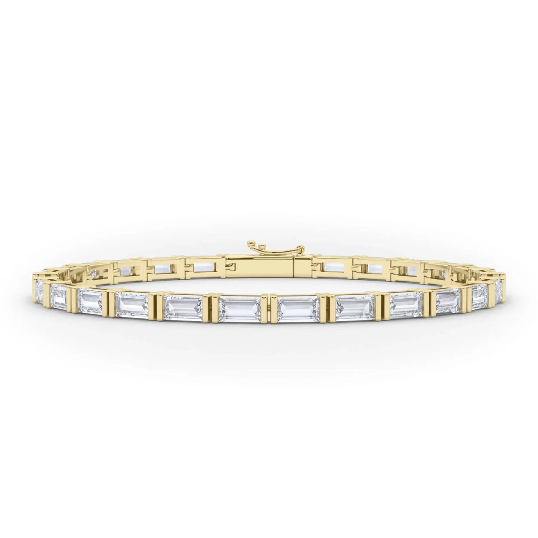 Vikasi - 6.23ct Horizontal Baguette lab Diamond Bracelet