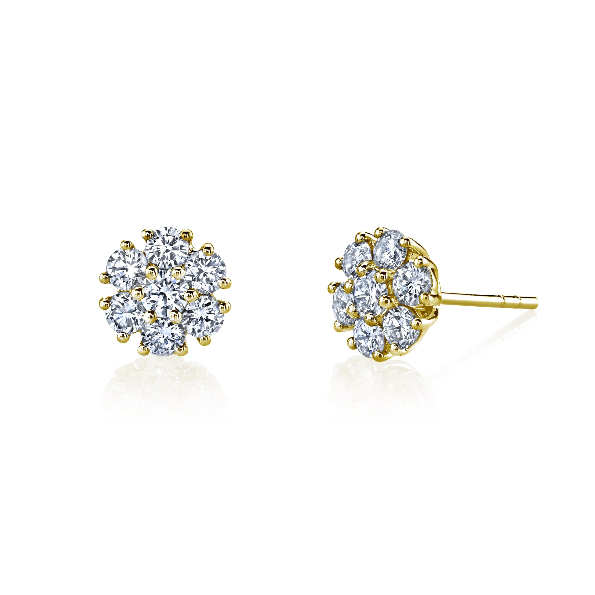 Bloom - 3.35ct Diamond Stud Earrings