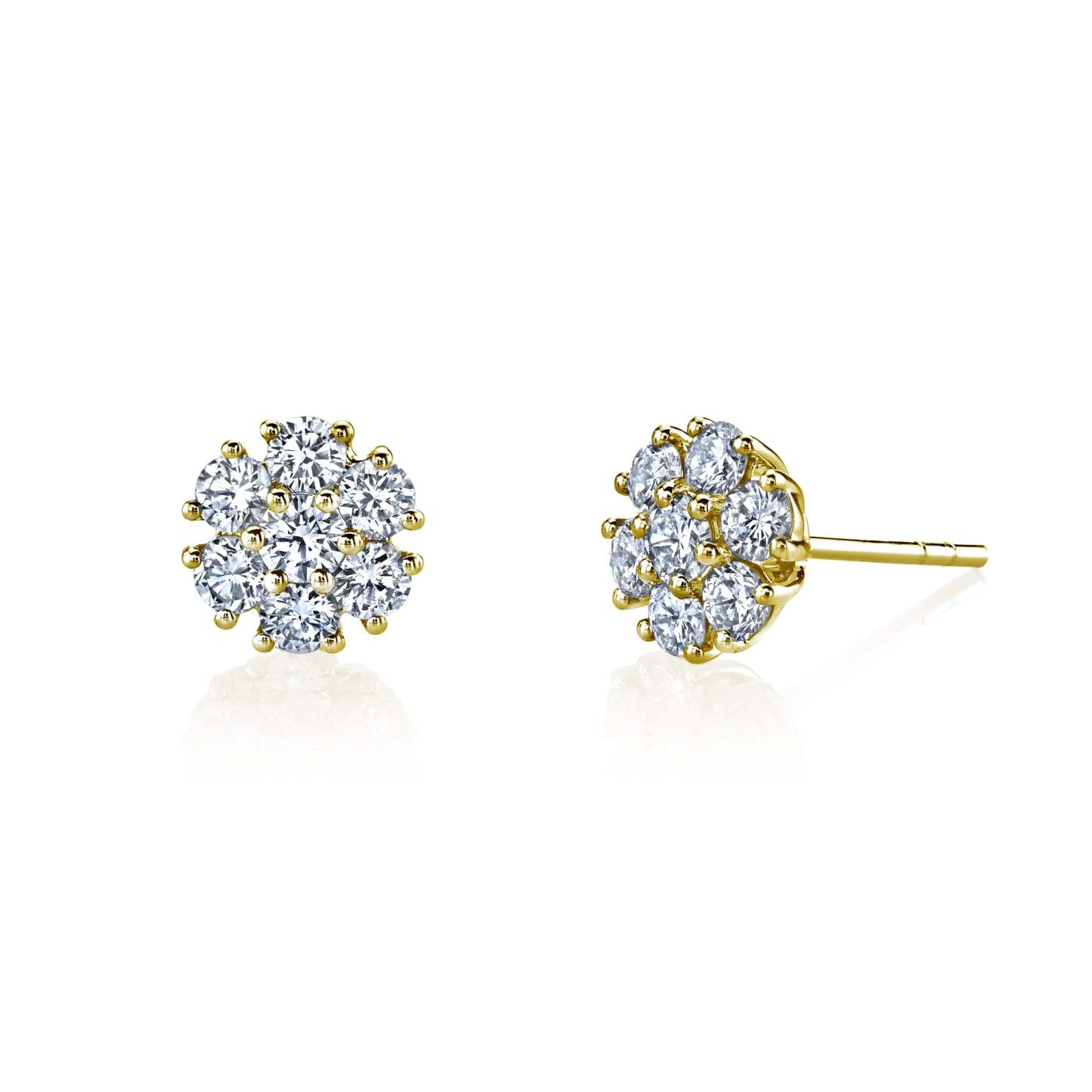 Bloom - 3.35ct Diamond Stud Earrings
