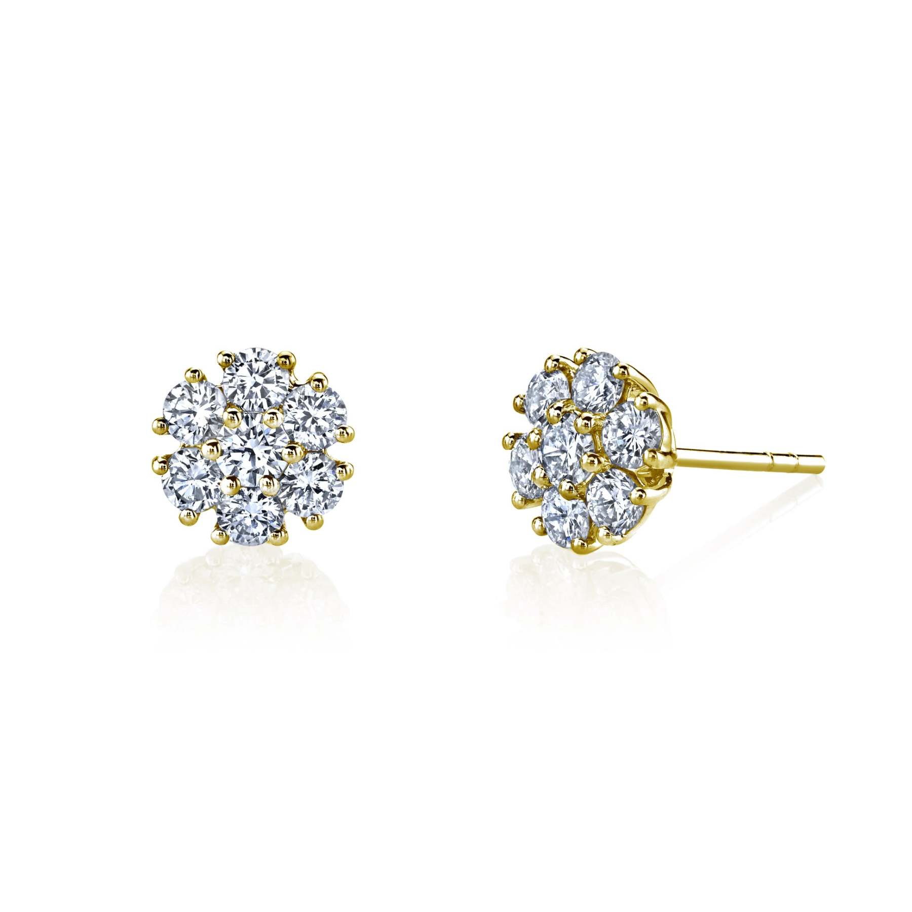 Bloom - 3.35ct Diamond Stud Earrings