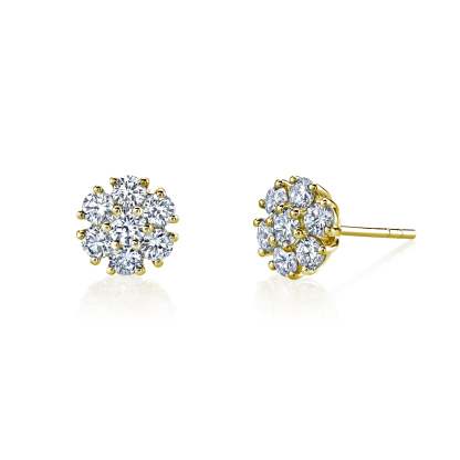 Bloom - 3.35ct Diamond Stud Earrings