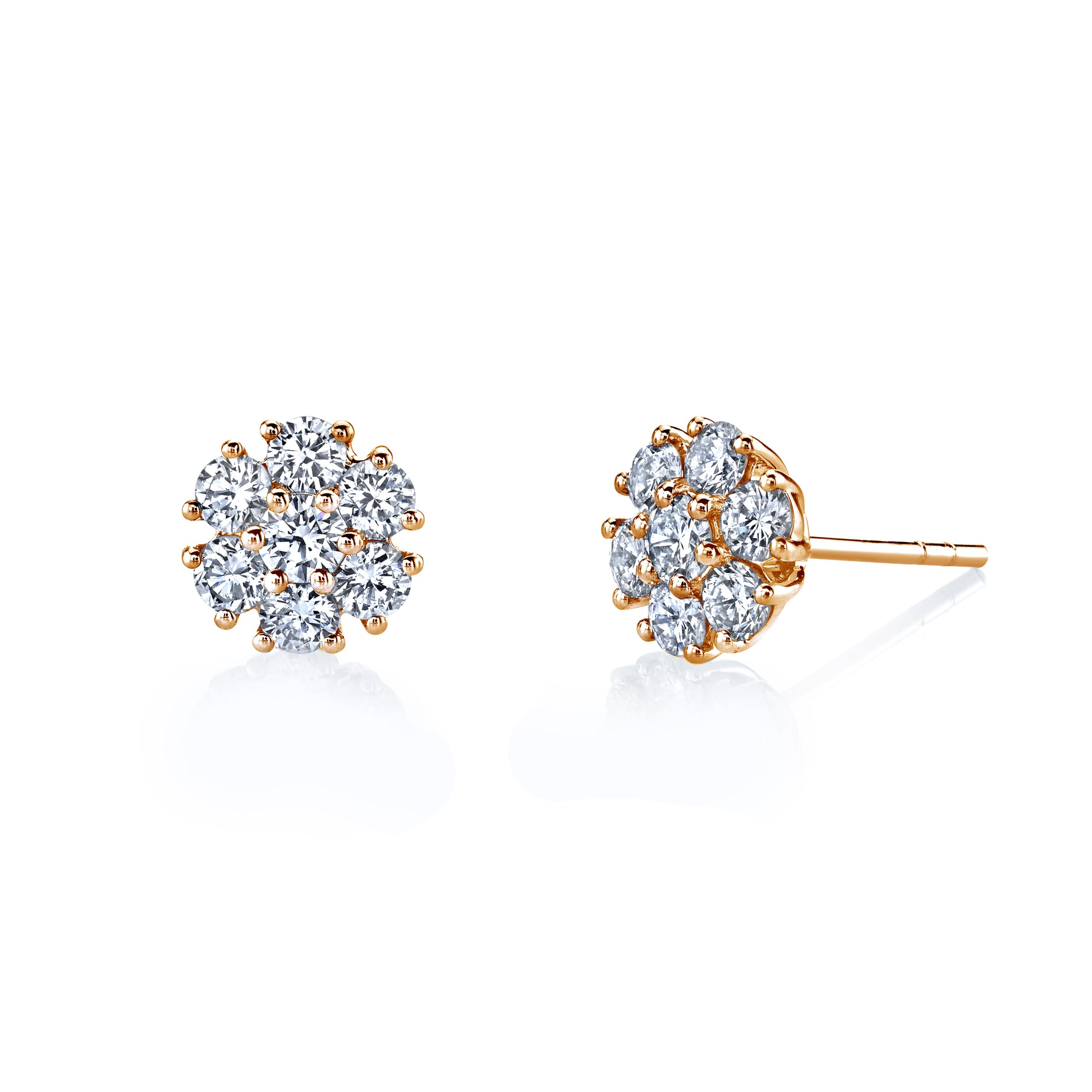 Bloom - 3.35ct Diamond Stud Earrings