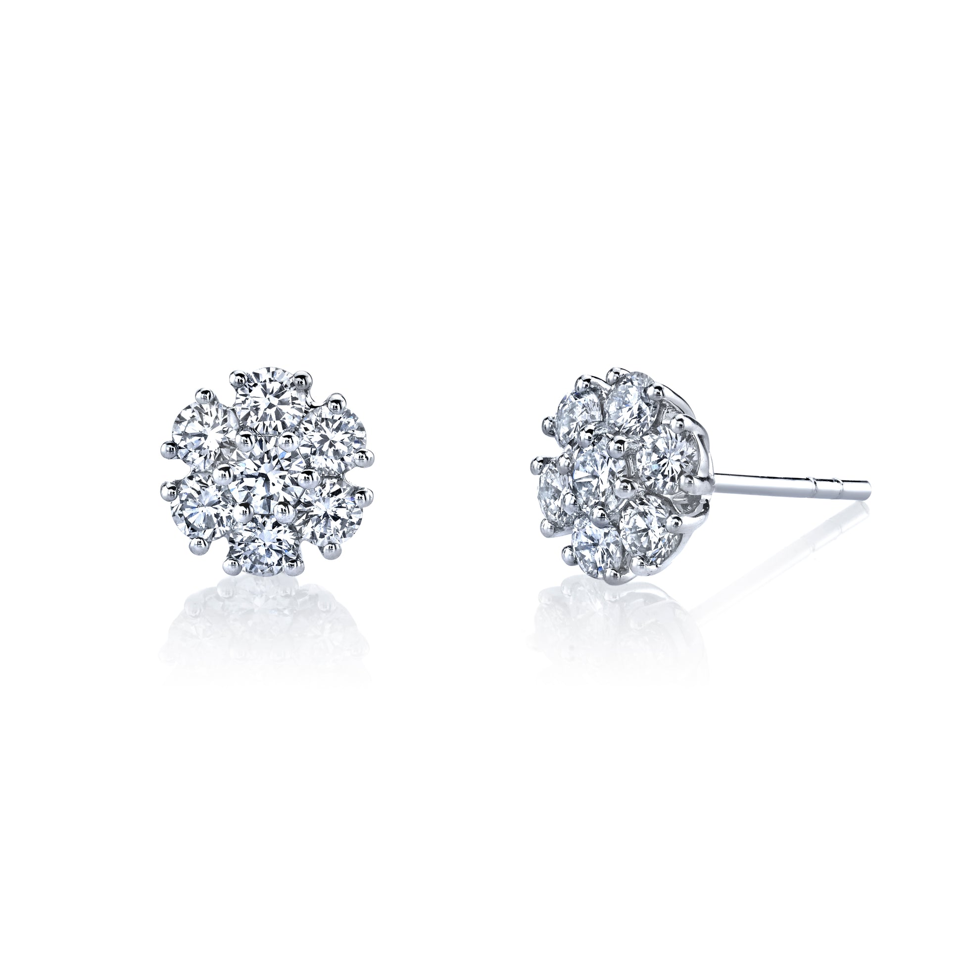 Bloom - 3.35ct Diamond Stud Earrings