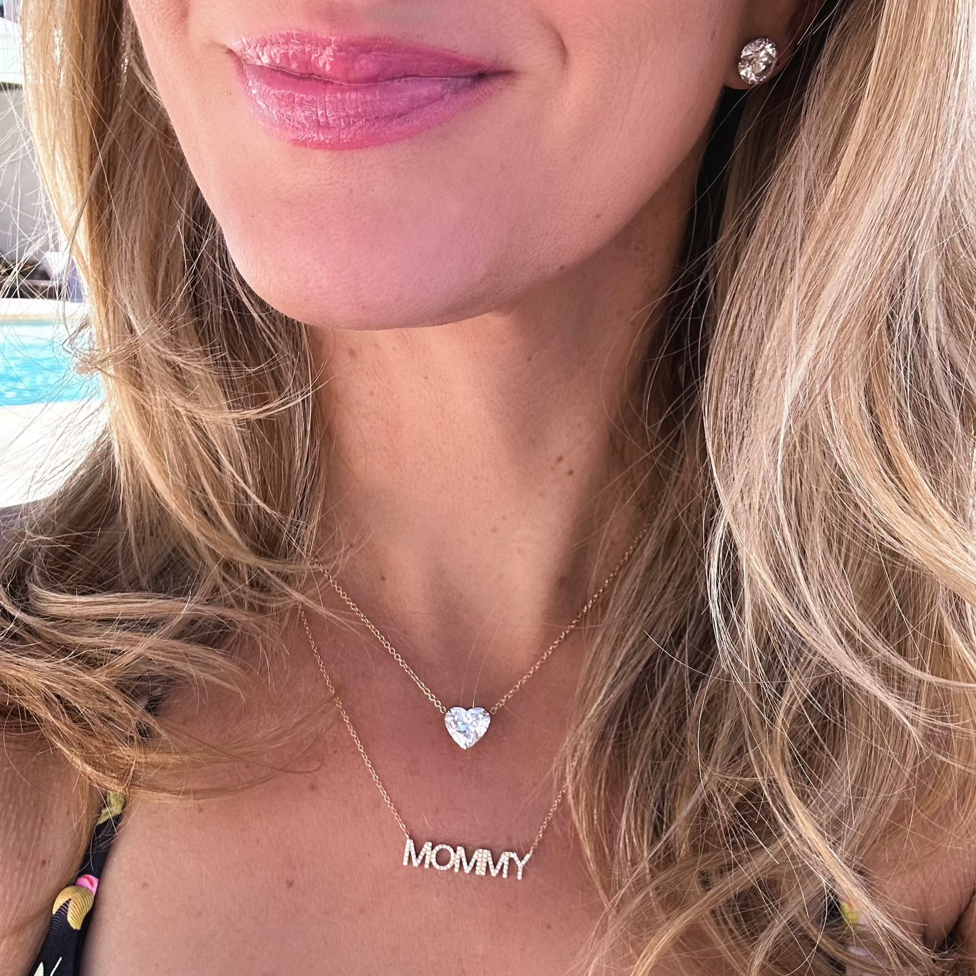 Vikasi - 2.51ct Diamond Heart Pendant Necklace