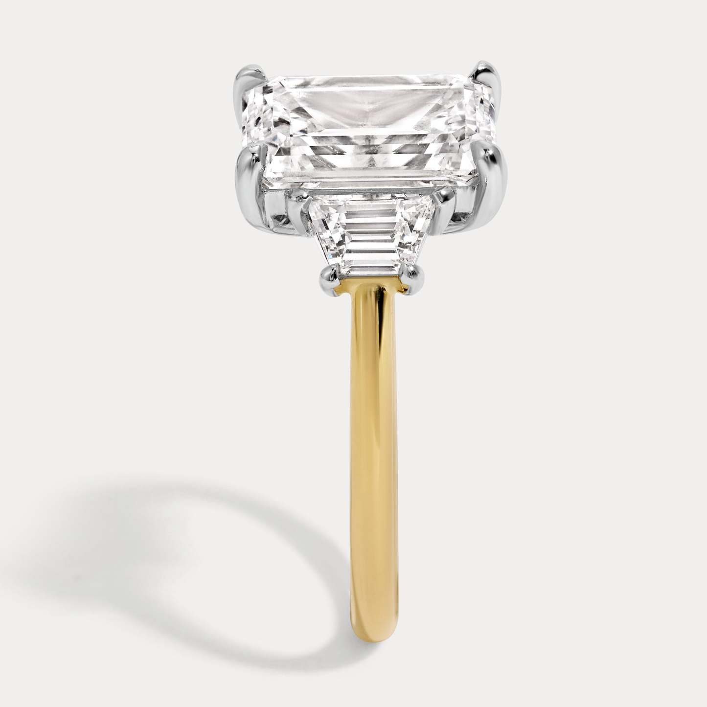 Sophie - 2.56ct Lab Grown Emerald Engagement Ring