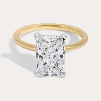 Luna - 3.25ct Lab Grown Radiant Engagement Ring