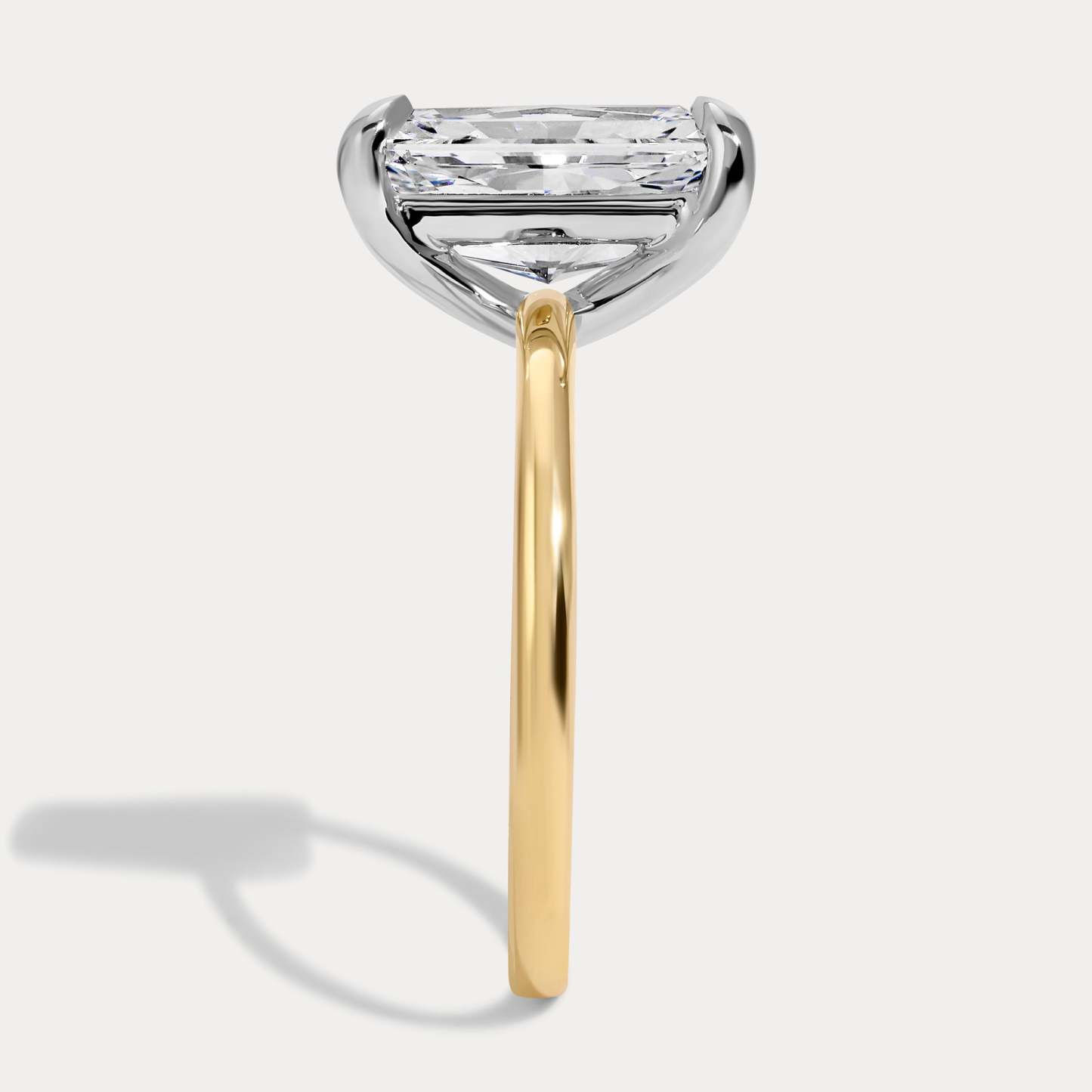 Luna - 3.25ct Lab Grown Radiant Engagement Ring