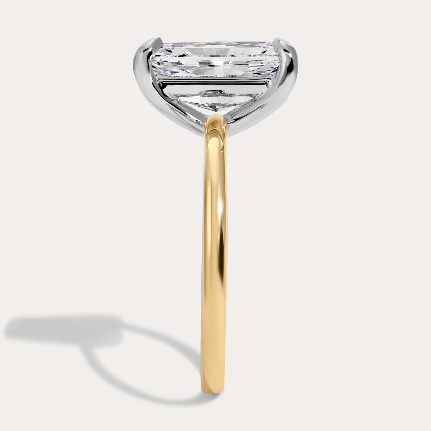 Luna - 3.25ct Lab Grown Radiant Engagement Ring