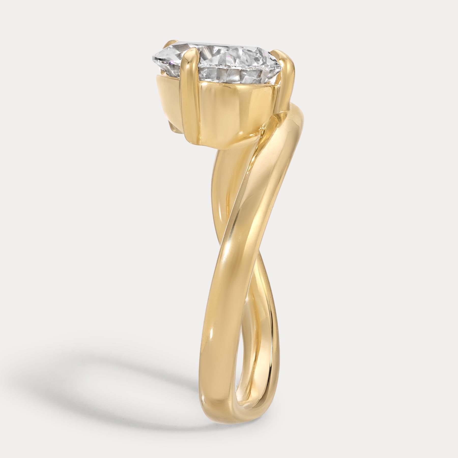 Lauren - 2.22ct Lab Grown Pear Engagement Ring