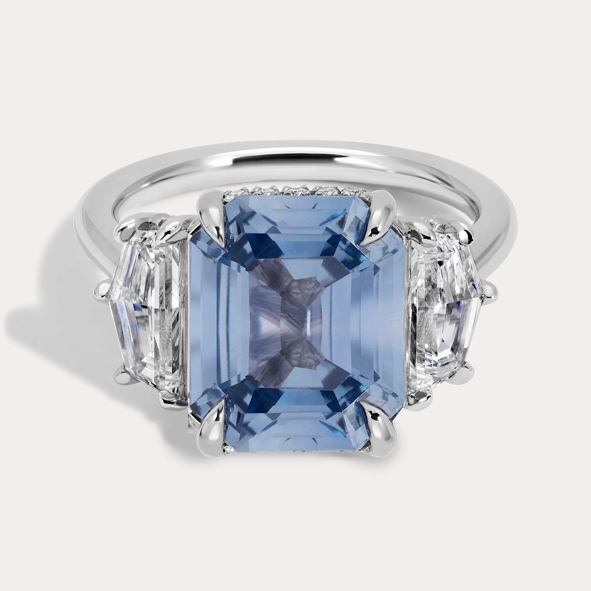  Julia - 3.02ct Earth Mined Sapphire Cocktail Ring