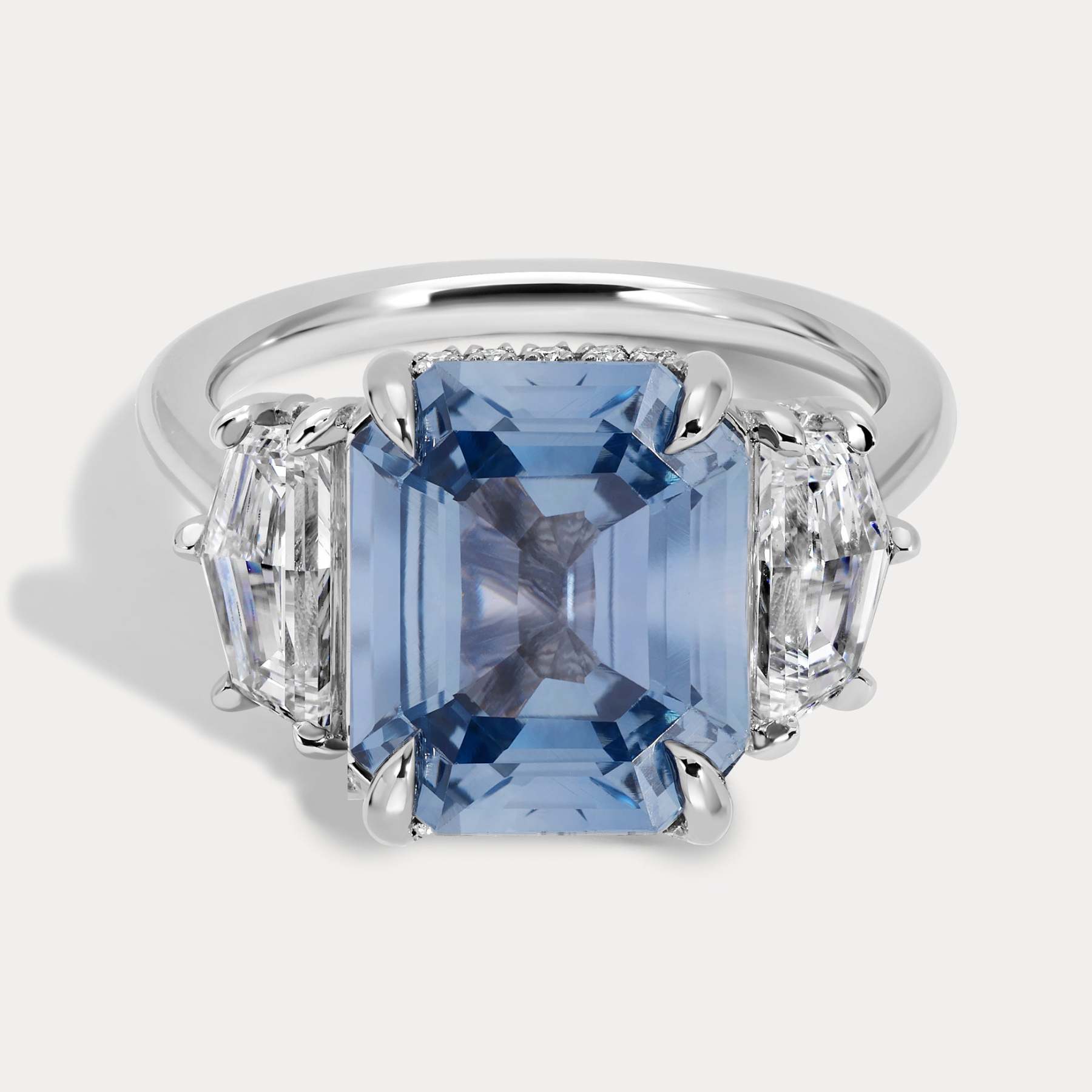  Julia - 3.02ct Earth Mined Sapphire Cocktail Ring