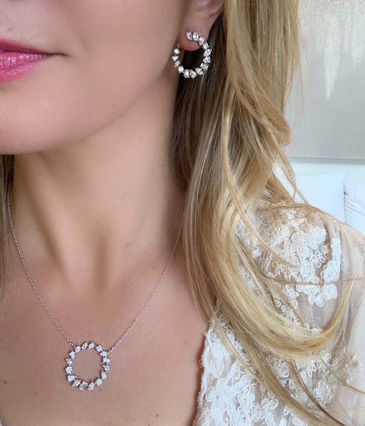 Always - 2.06ct Lab Diamond Hoop Earrings