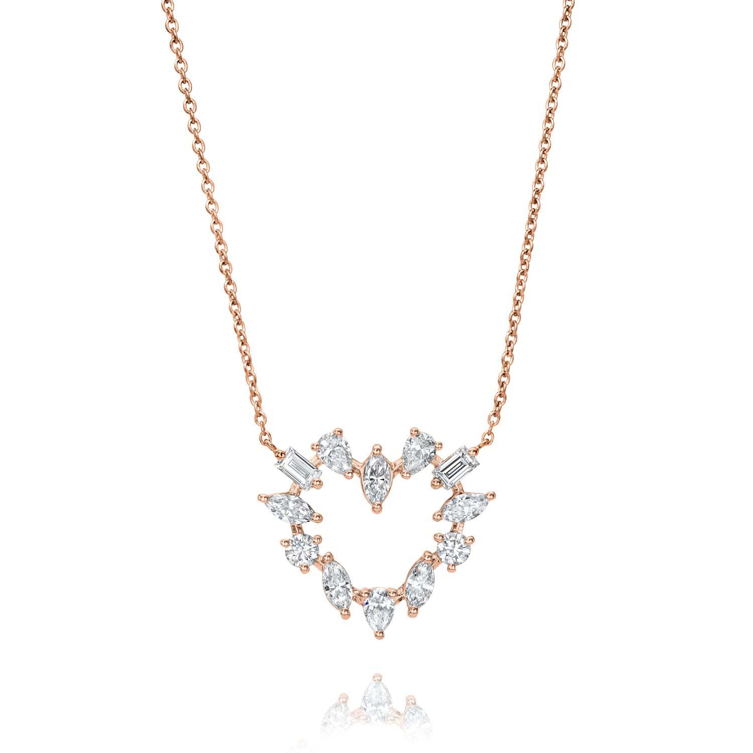 In Love - 1.1ct Lab Diamond Heart Pendant Necklace