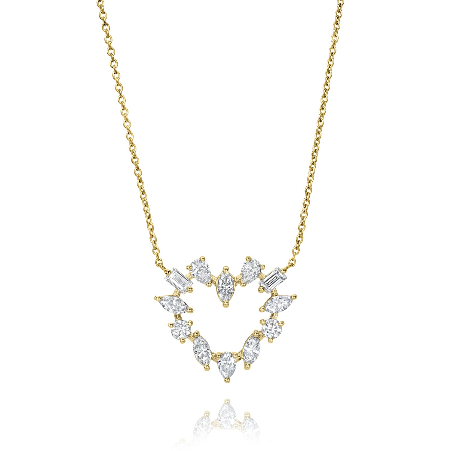 In Love - 1.1ct Lab Diamond Heart Pendant Necklace