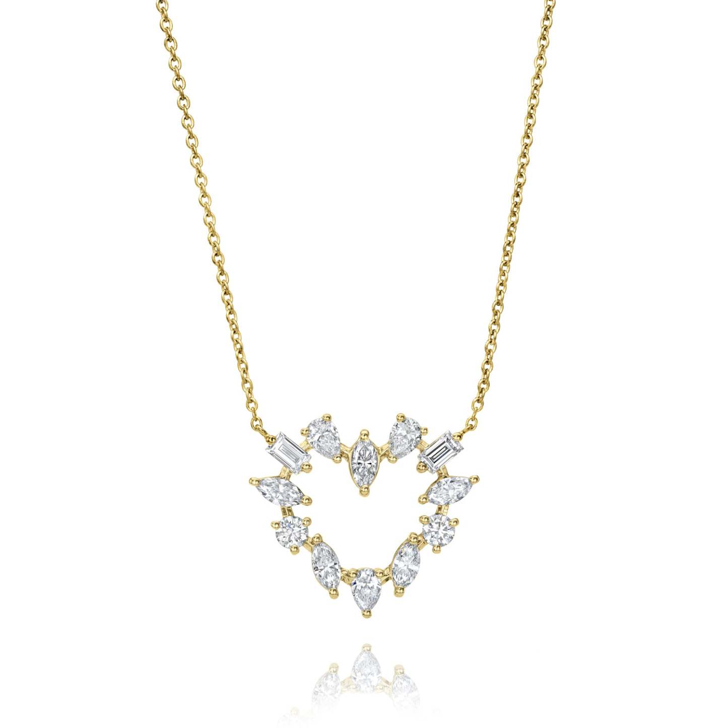 In Love - 1.1ct Lab Diamond Heart Pendant Necklace