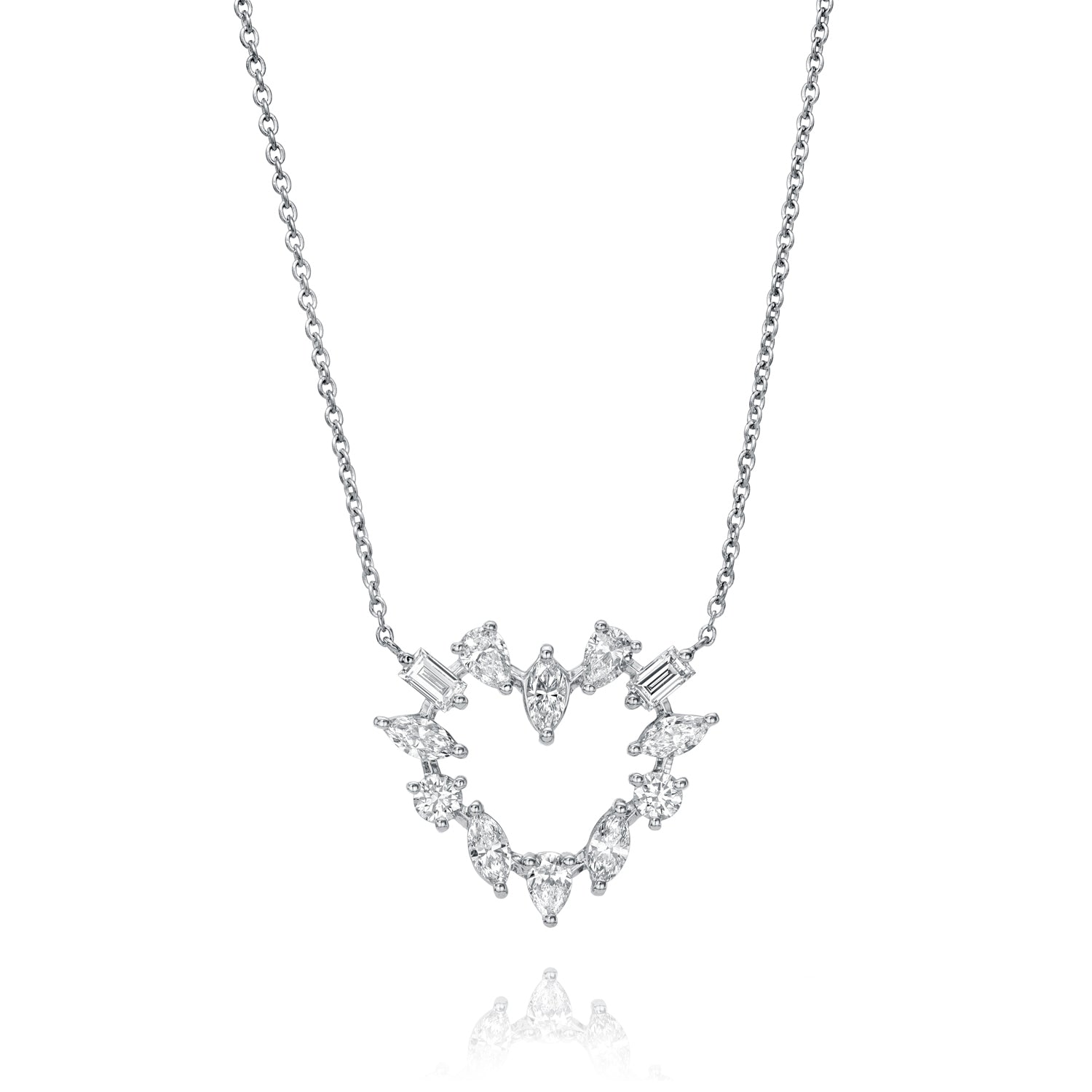 In Love - 1.1ct Lab Diamond Heart Pendant Necklace