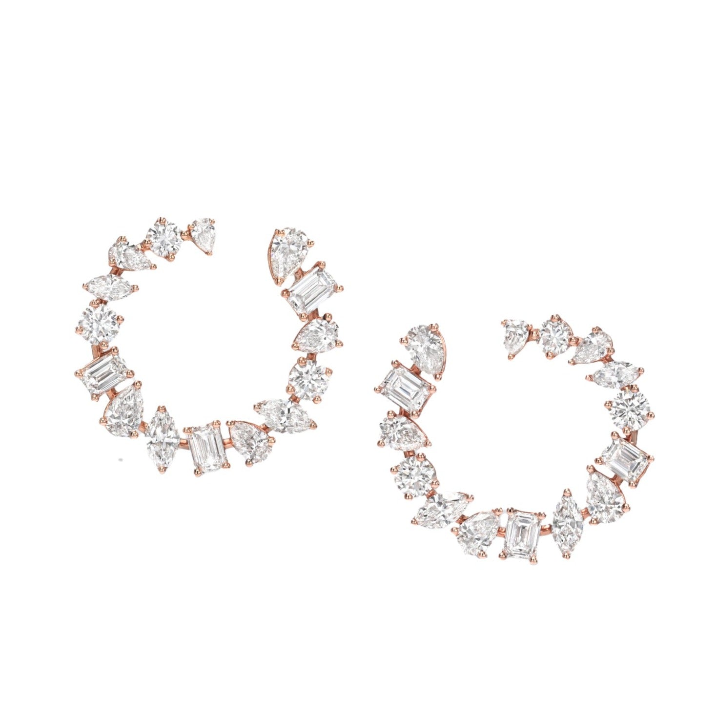 Always - 2.06ct Lab Diamond Hoop Earrings