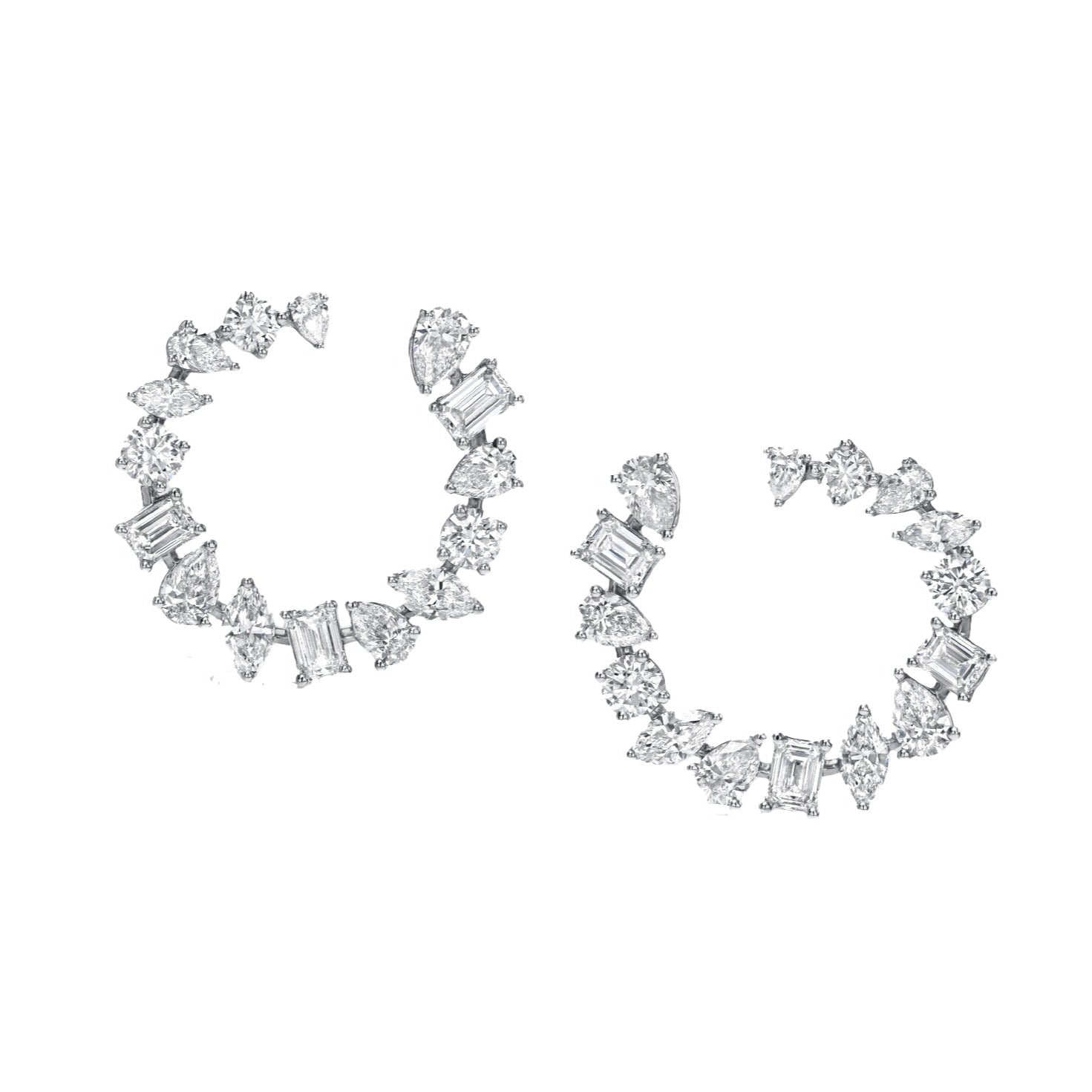 Always - 2.06ct Lab Diamond Hoop Earrings