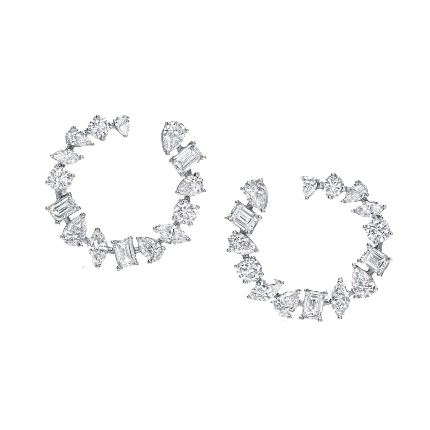 Always - 2.06ct Lab Diamond Hoop Earrings