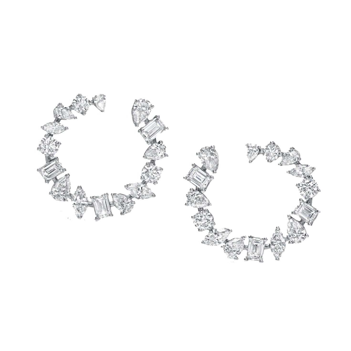 Always - 2.06ct Lab Diamond Hoop Earrings