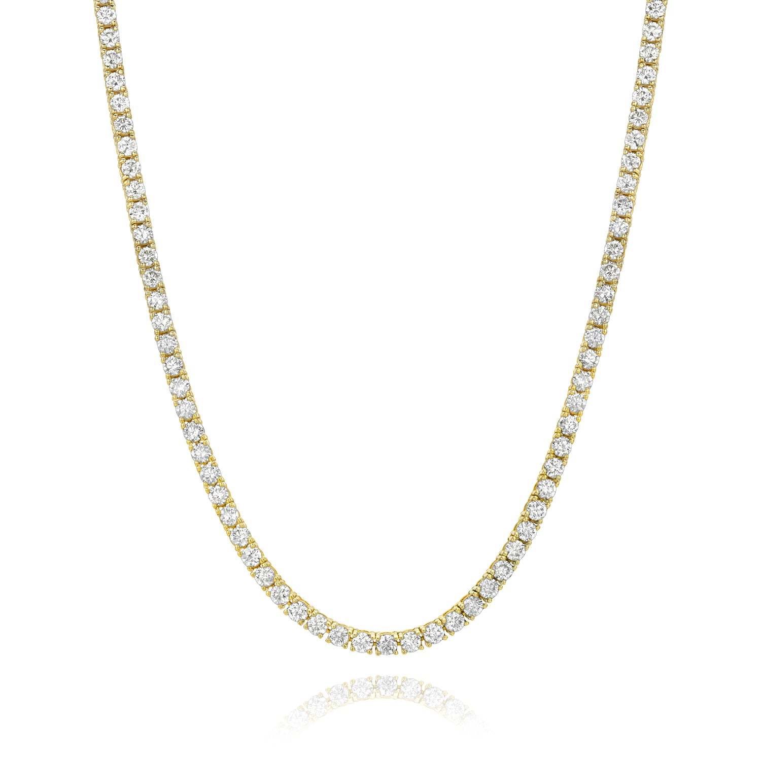 Vikasi - 10ct Diamond Tennis Necklace