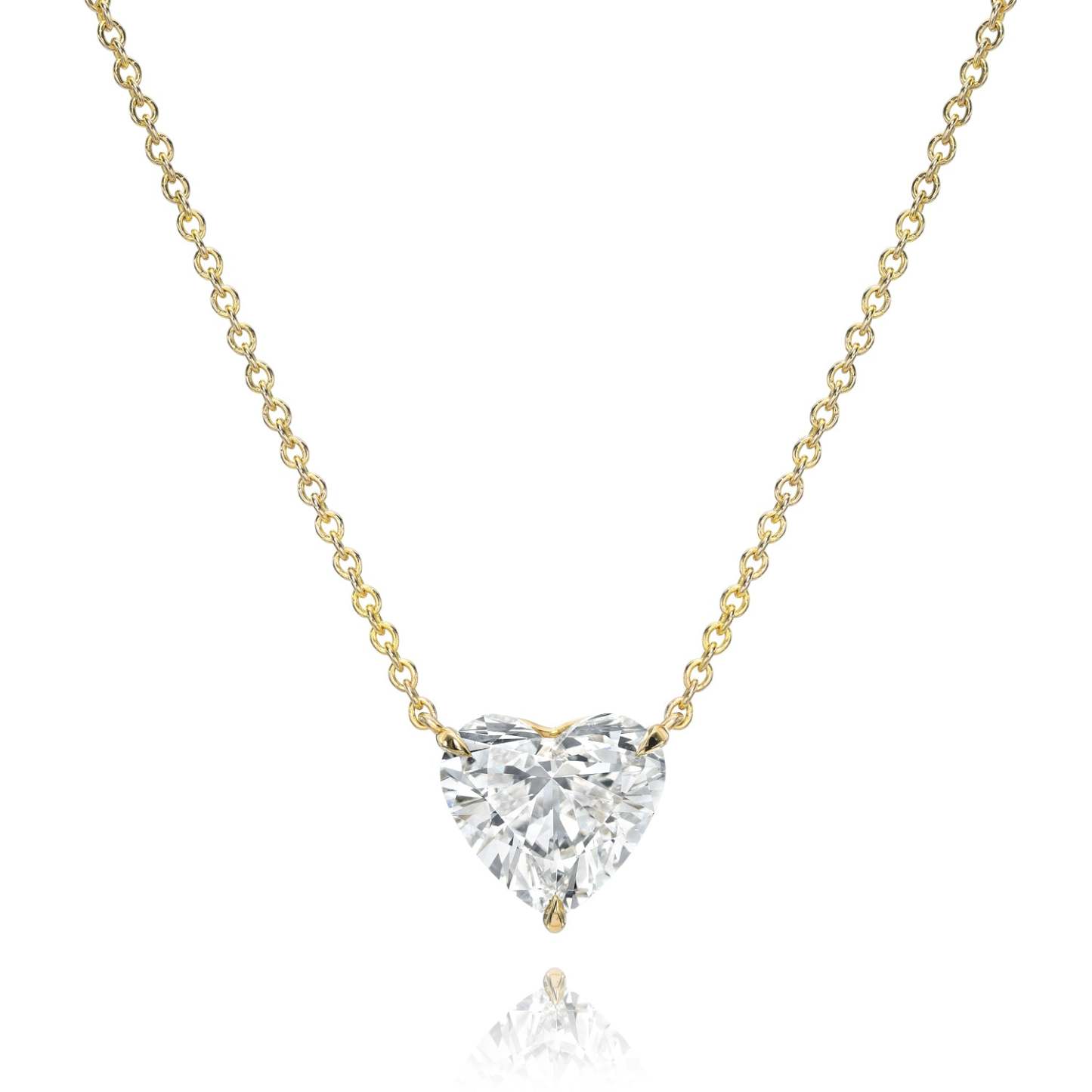 Vikasi - 2.51ct Diamond Heart Pendant Necklace