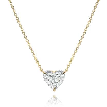 Vikasi - 2.51ct Diamond Heart Pendant Necklace