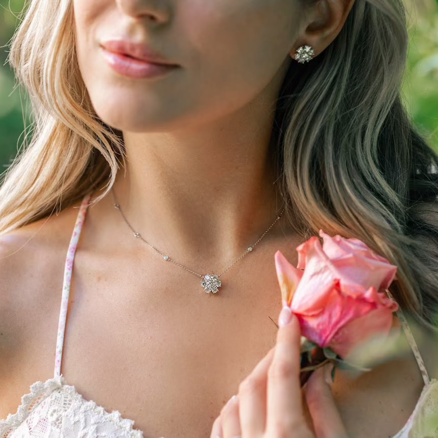 Bloom - 3.35ct Diamond Stud Earrings