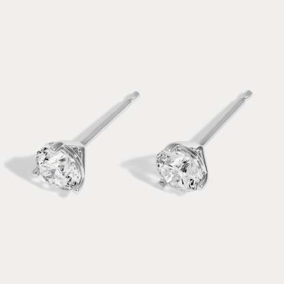 Martini - 4.06ct Classic Lab Diamond Diamond Hoops