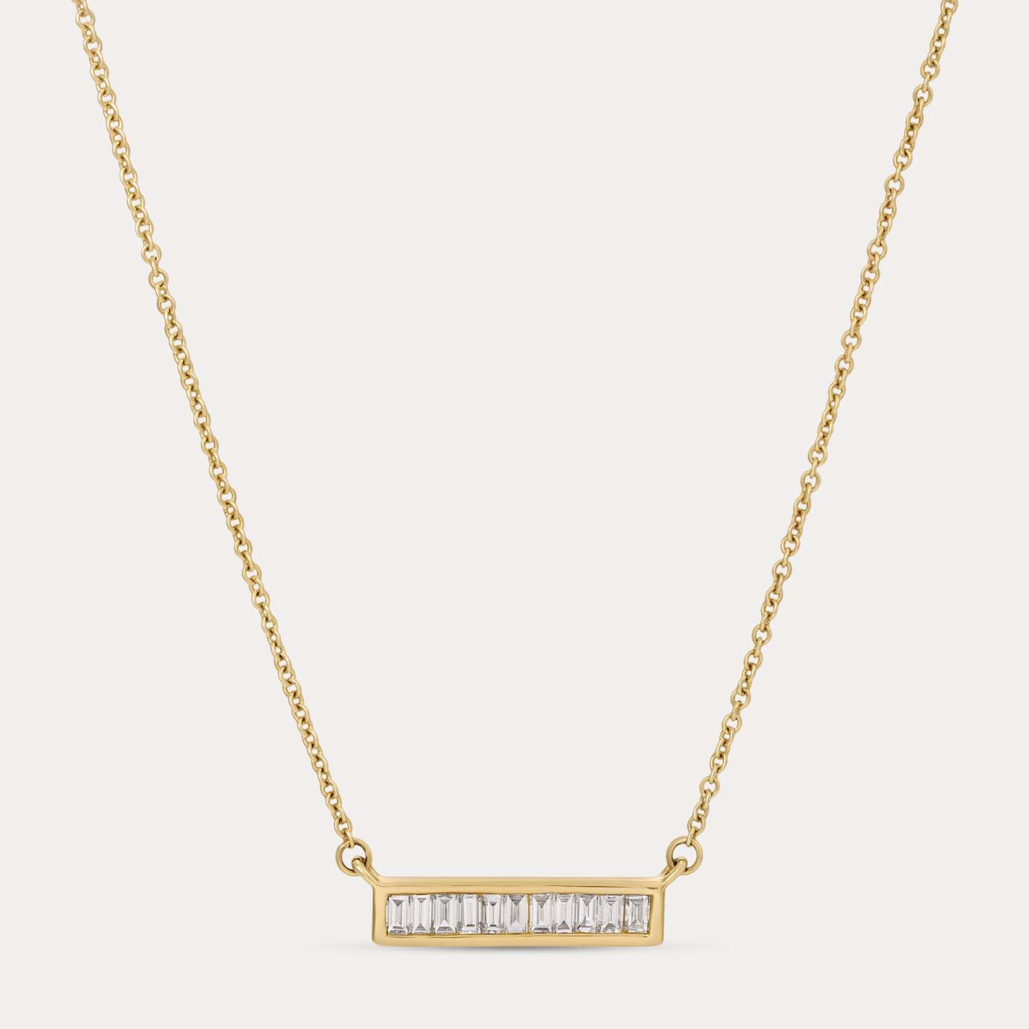 Baguette - 1.25ct Lab Diamond Necklace