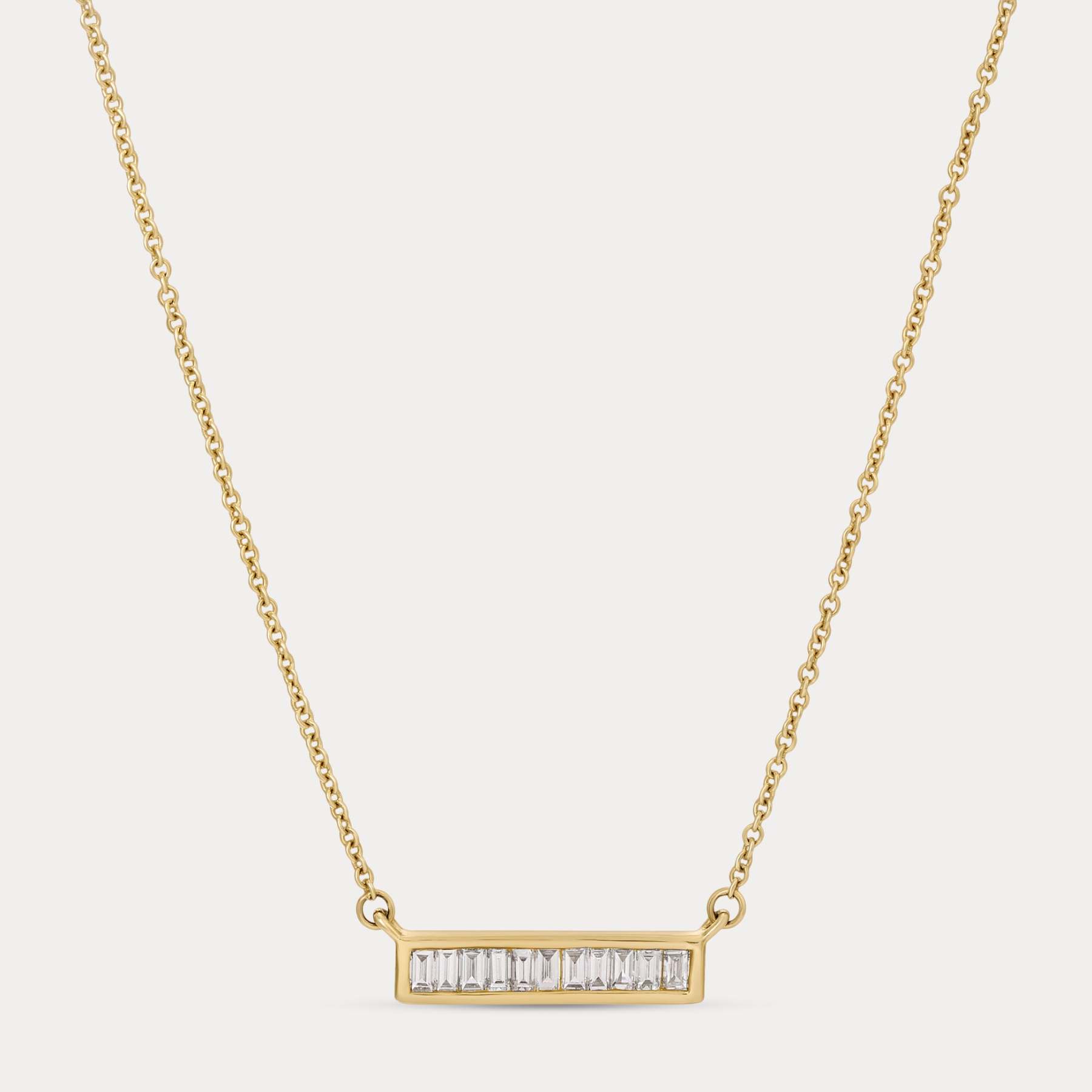 Baguette - 1.25ct Lab Diamond Necklace
