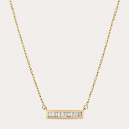 Baguette - 1.25ct Lab Diamond Necklace