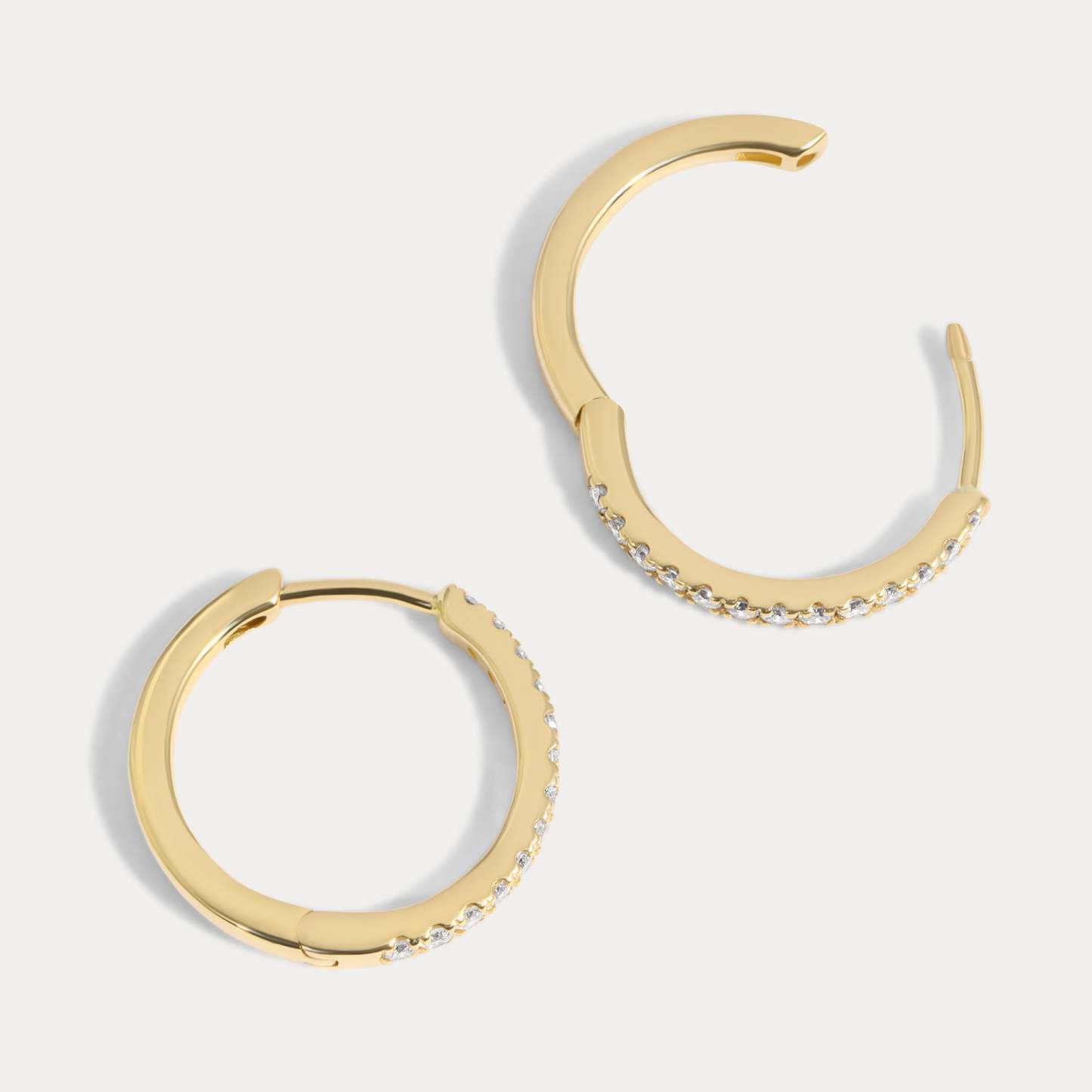 Vikasi - 1.17.06ct Classic Lab Diamond Diamond Hoops
