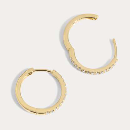 Vikasi - 1.17.06ct Classic Lab Diamond Diamond Hoops